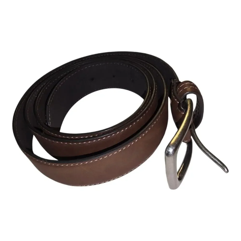 Columbia Men's Brown Leather Size 48‎ Belt